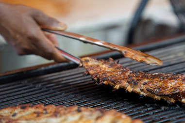 ribs on grill