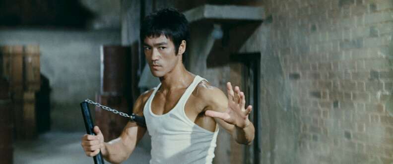 Bruce lee 2024 nunchuck video