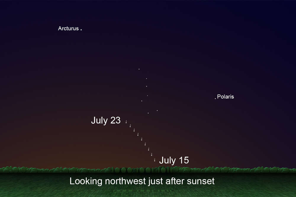 Comet Neowise Path Map Comet Neowise 2020: Location, Path & How To See It With The Naked Eye -  Thrillist