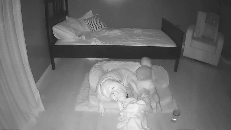 Toddler Sneaks Out Of Bed To Sleep With His Boxer Brother Every Night - The  Dodo