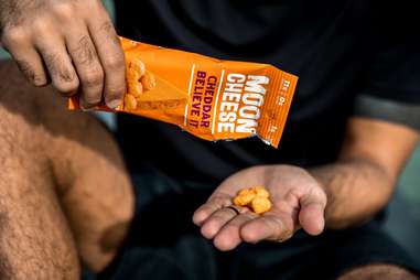 bags of moon cheese cheddar flavor you chedda believe it snacking keto