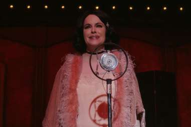 Stevie Budd performing a solo in Schitt's Creek "Cabaret"