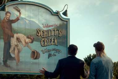 Welcome to Schitt's Creek sign