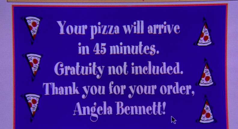 In the 1995 film The Net, Sandra Bullock orders a pizza over the internet  and it blew my 2nd grade mind. Every time I order Dominos on a computer I  feel like