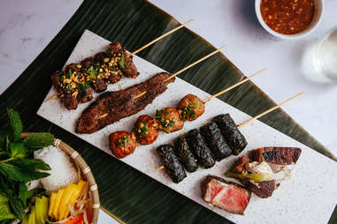 vietnamese barbecue bbq madame vo skewers meat new york city