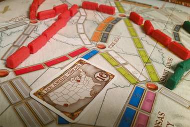 Ticket to Ride setup