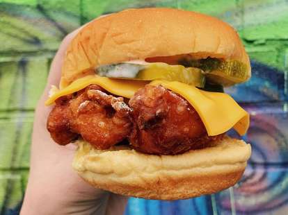 The Fried Chicken Sandwich at Federal Donuts