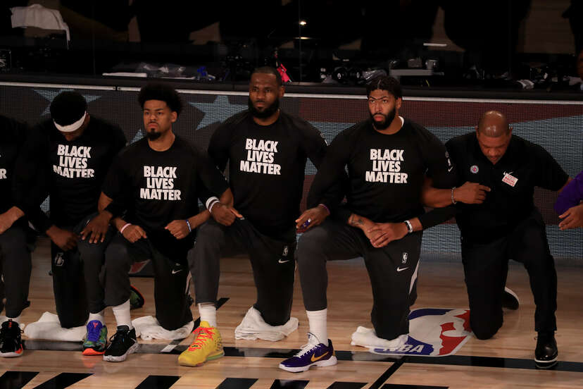 St. Louis Cardinals wear 'Black Lives Matter' shirts during Opening Day  warmups; no players kneel during National Anthem