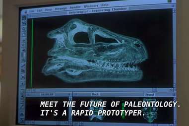 jurassic park iii 3d printer