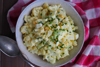 cauliflower potato salad for keto bbq sides