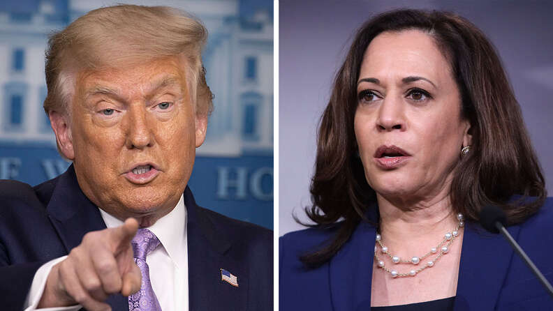 Trump Slammed For Perpetuating Theory Questioning Kamala Harris’s ...