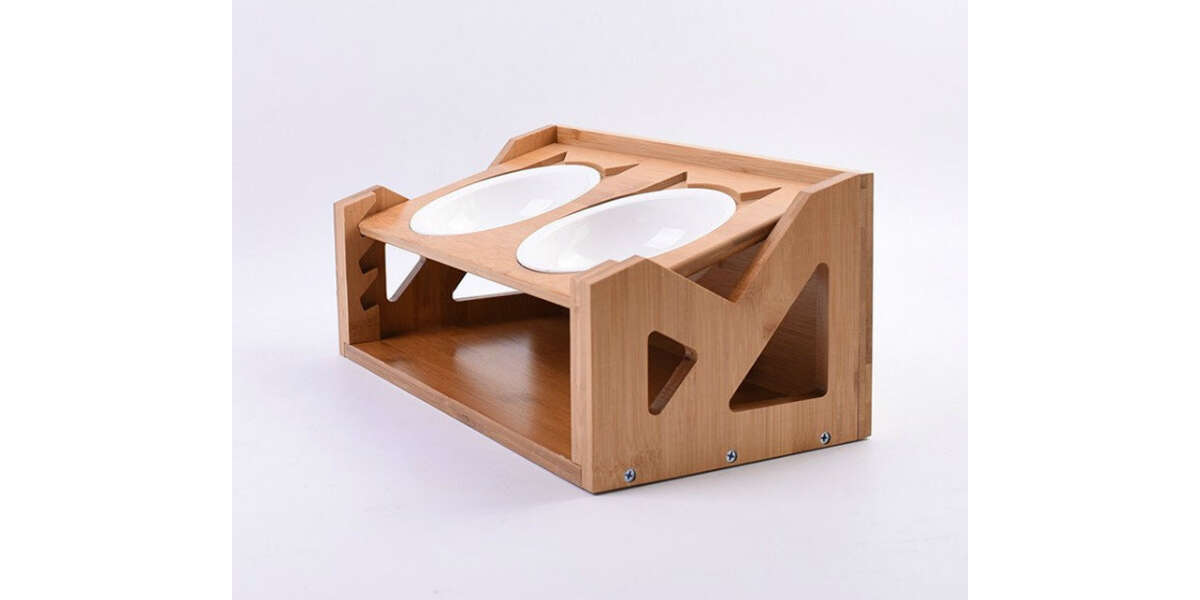 elevated cat feeder