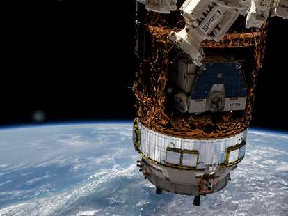 NASA space station cargo ship live stream