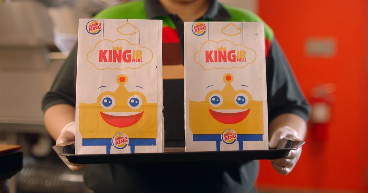 Happy meal hot sale burger king