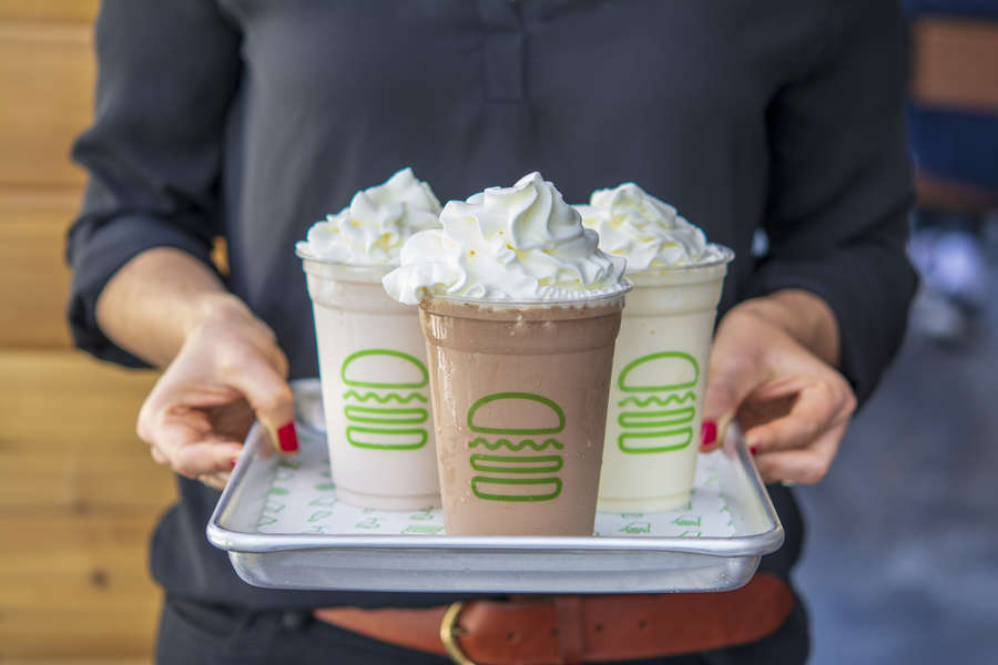 20++ Black and white milkshake shake shack