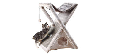 Foldable cat scratching post