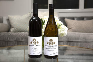 California red blend and New Zealand Sauvignon Blanc
