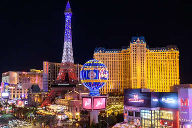 Las Vegas, Paris Las Vegas Hotel Editorial Photography - Image of