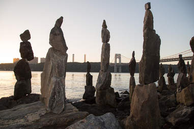 Sisyphus Stones at Fort Washington Park in Manhattan