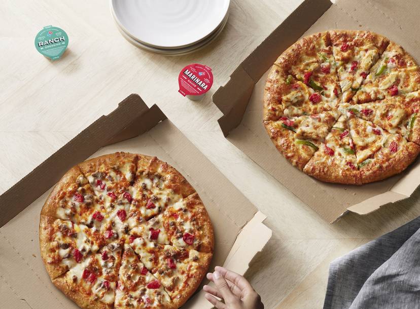 Domino S Adds Cheeseburger Chicken Taco Pizzas To Its Permanent Menu Thrillist
