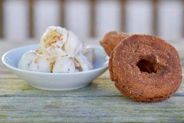 Harbes Orchard's apple cider doughnut ice cream