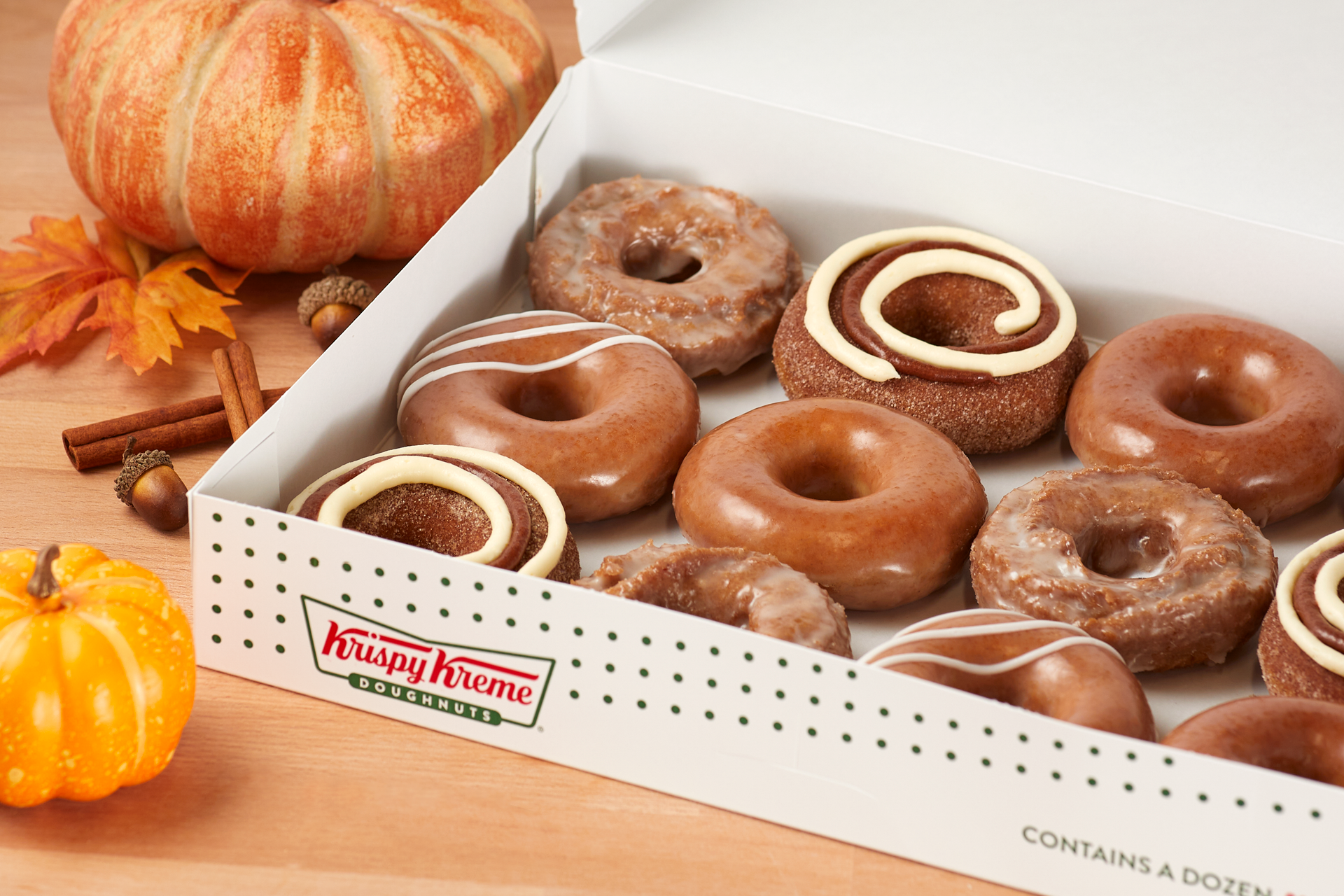 Krispy Kreme Pumpkin Spice Donuts 4 New Flavors Hit The Fall 2020 Menu Thrillist