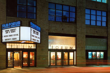 Film Forum exterior in the West Village, NYC