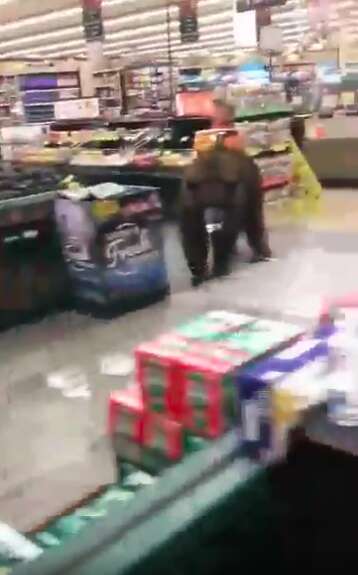 Bear in grocery store