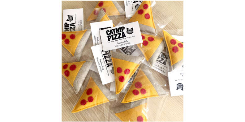 Pizza Slice Catnip Cat Toy