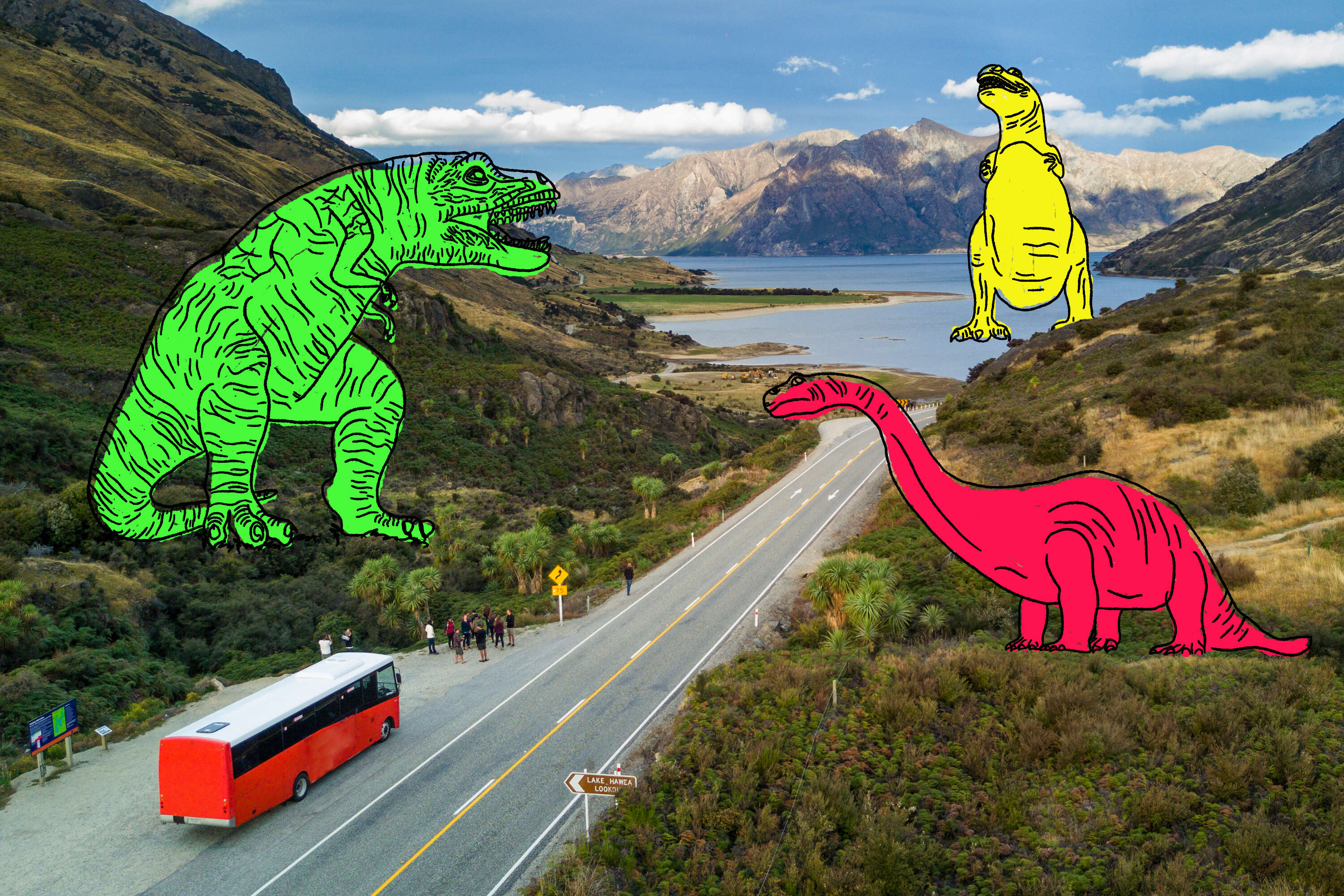 How Dinosaurs Became Kings of the American Roadside