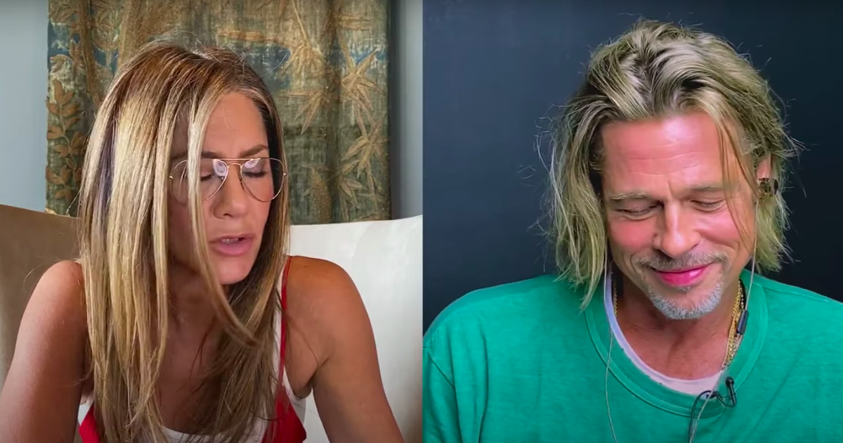 Jennifer Aniston Fucking - Brad Pitt & Jennifer Aniston Recreated A Dirty Scene From â€œFast Timesâ€ -  NowThis