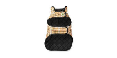 mark and graham reversible plaid dog coat