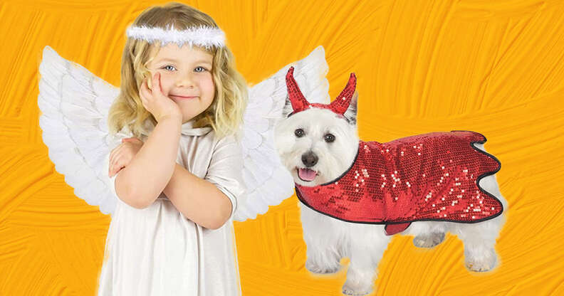 Matching dog best sale and baby costumes