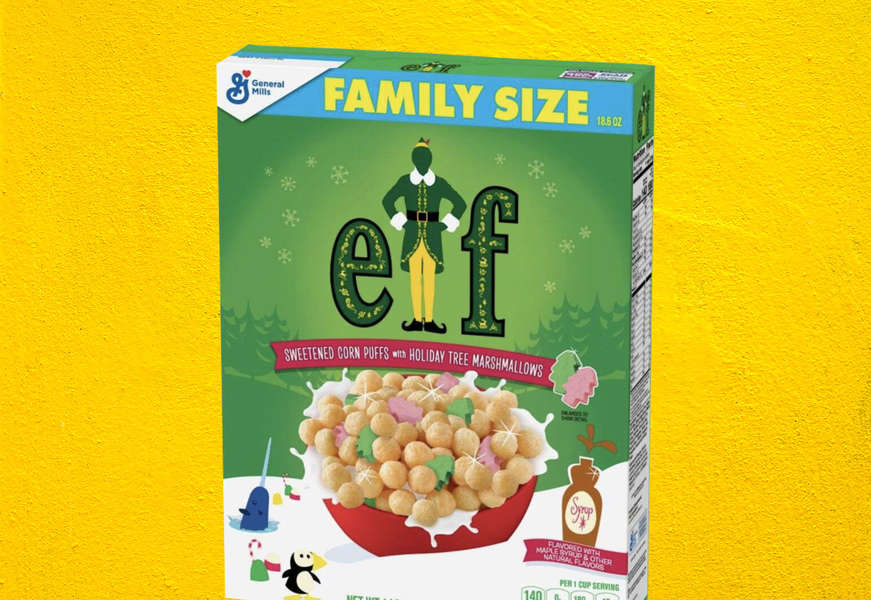 'Elf' Cereal General Mills Is Releasing a New Box for the Holidays