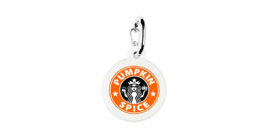 Pumpkin Spice Dog Tag