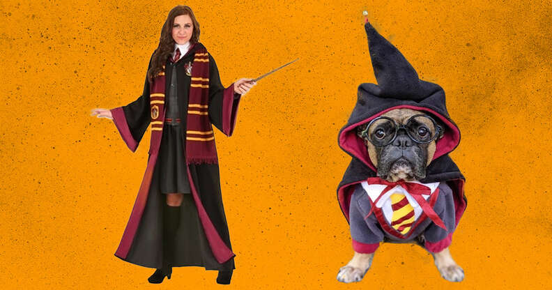 Harry Potter costumes for dogs and owners