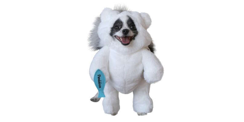 polar bear dog costume