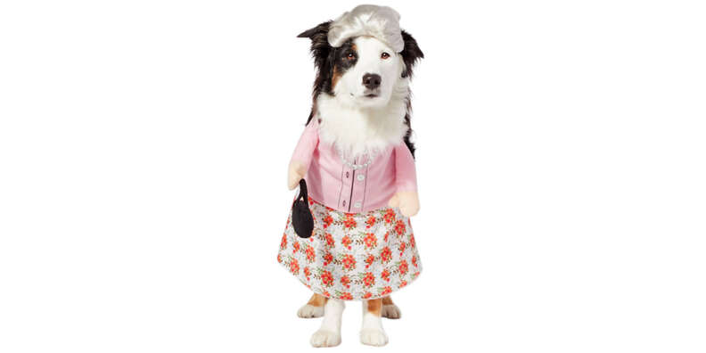 Granny dog costume