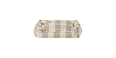 LLBean Lounge Dog Bed, Plaid
