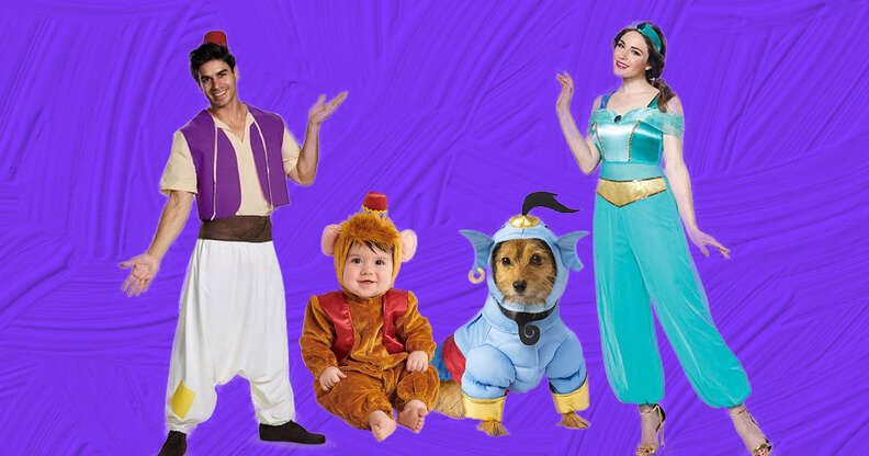 Aladdin family halloween costumes