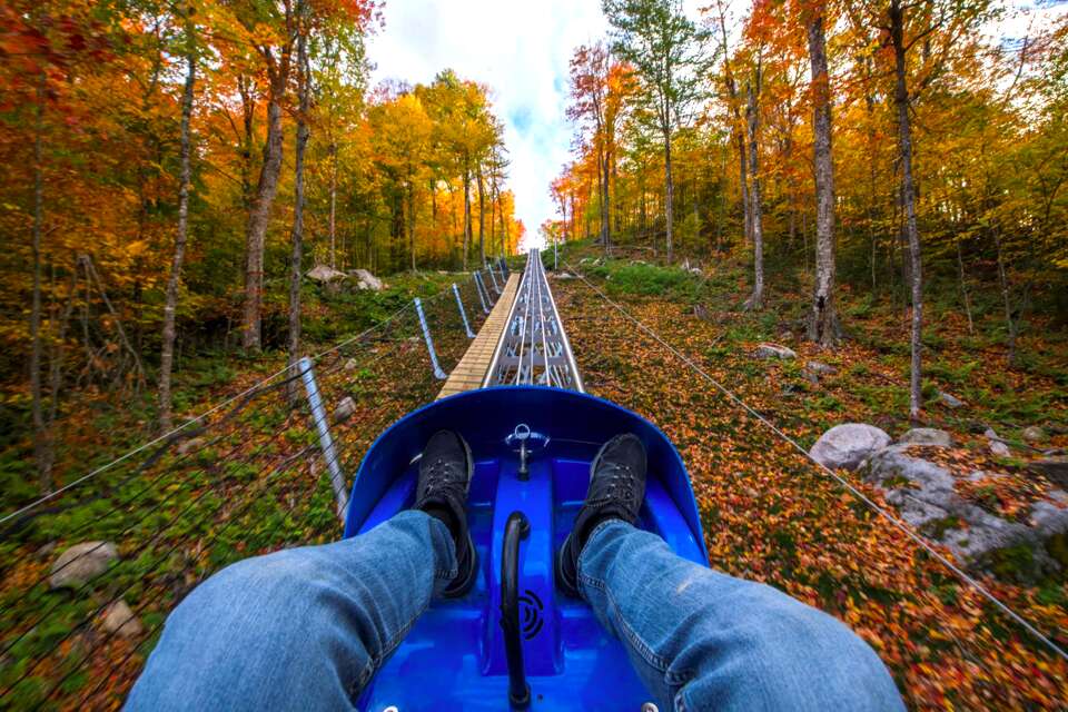 Cliffside Mountain Coaster Opening How to Ride Through Lake