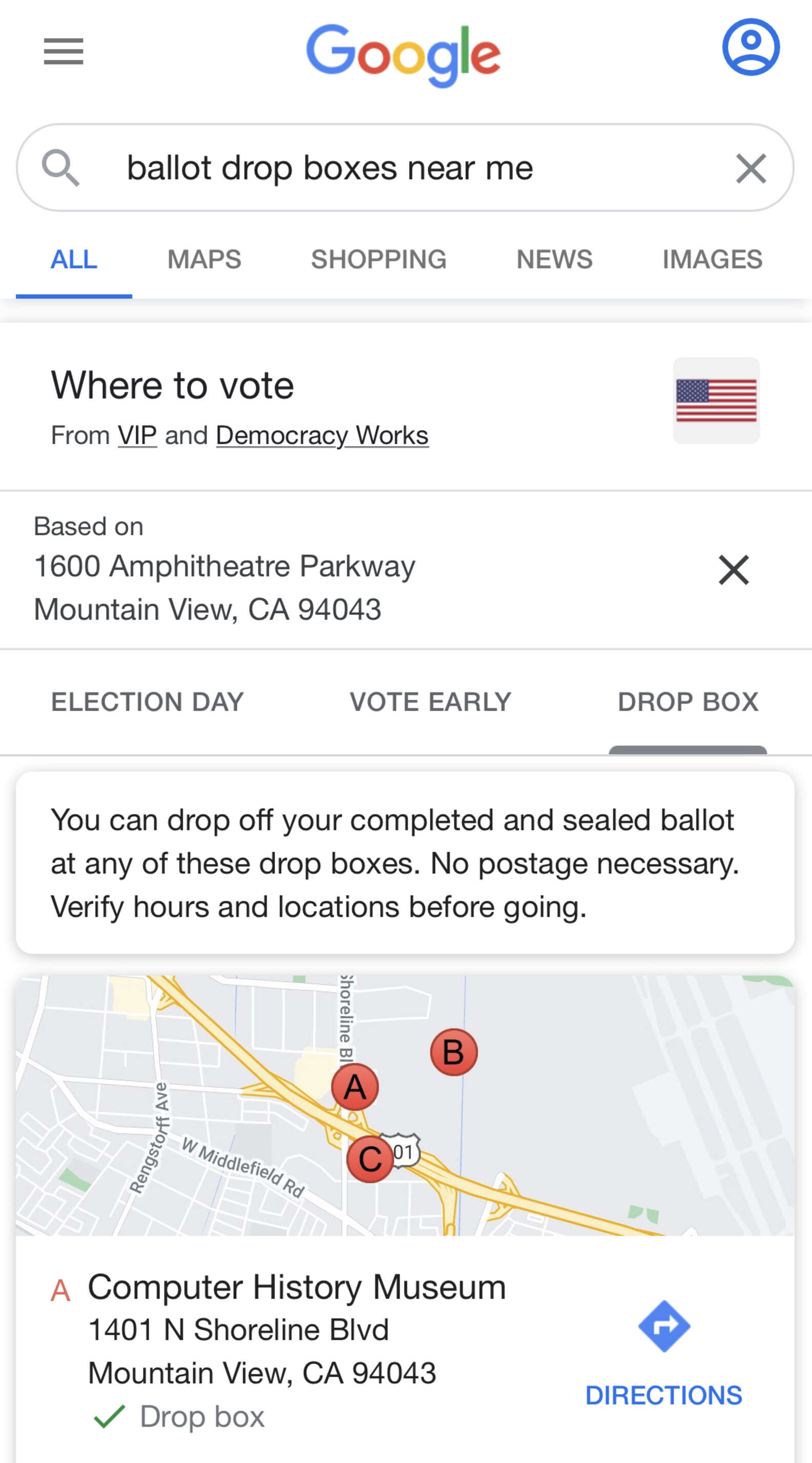 Google Makes it Easy to Find Your Local Polling Place on Election Day ...