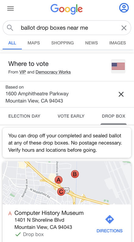 Google Makes it Easy to Find Your Local Polling Place on Election Day ...