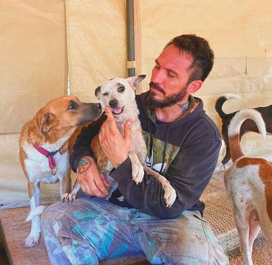 Man rescues 300 animals from hurricane
