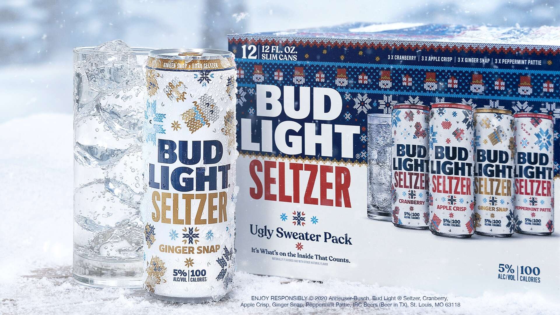 Bud Light Seltzer 'Ugly Sweater 