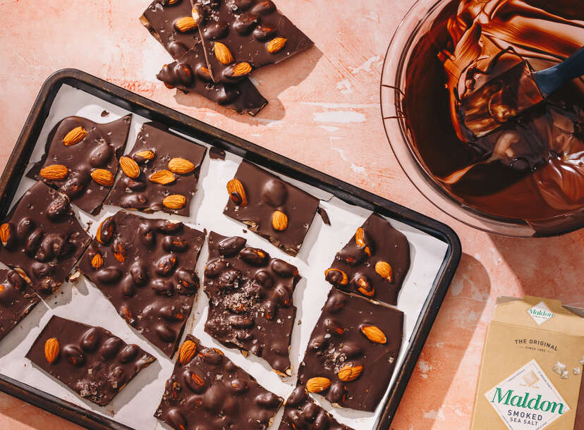 vegan chocolate almond bark