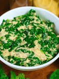 vegan creamed spinach