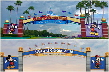 Disney World Park Entrance Redesign What Will The Sign Look Like Now Thrillist