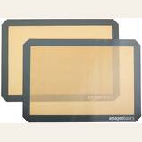 AmazonBasics Silicone Food Safe Baking Mat - Pack of 2