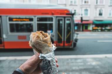 Taqueria El Farolito burrito